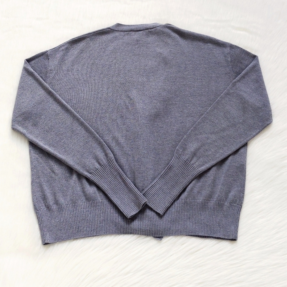 Cinq A Sept Tous Les Jours Gaetana Silk Cashmere Ruffle Trim Cardigan Sweater - Picture 10 of 13